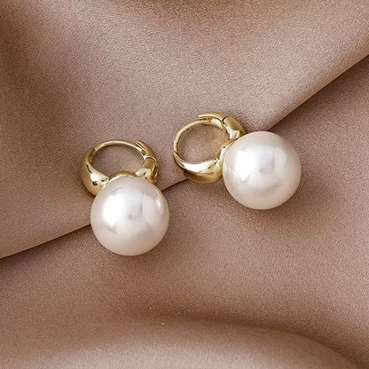 Breast Cancer Awareness | Classic Pearl Earrings