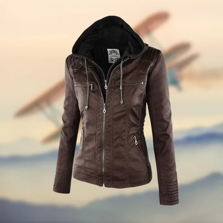 AMELIE | The Elegant and Unique Leather Jacket