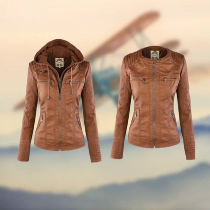 AMELIE | The Elegant and Unique Leather Jacket