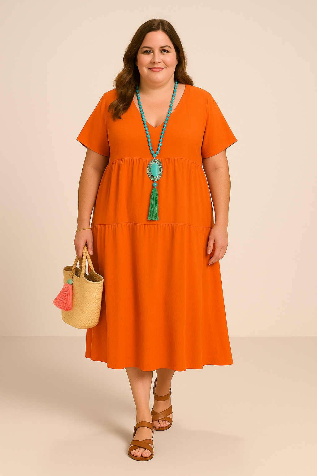 CAROLINE | Stomach-Flattering Dress