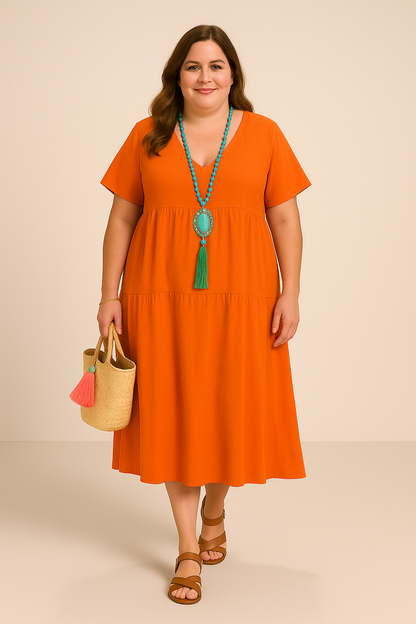 CAROLINE | Stomach-Flattering Dress