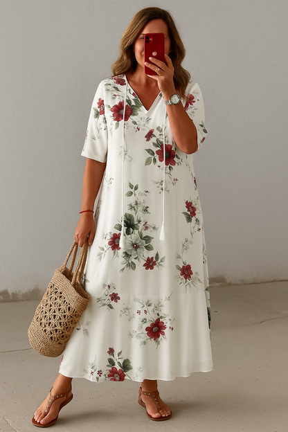 ALICE | Robe Bohème – Coupe Ventre Flatteuse