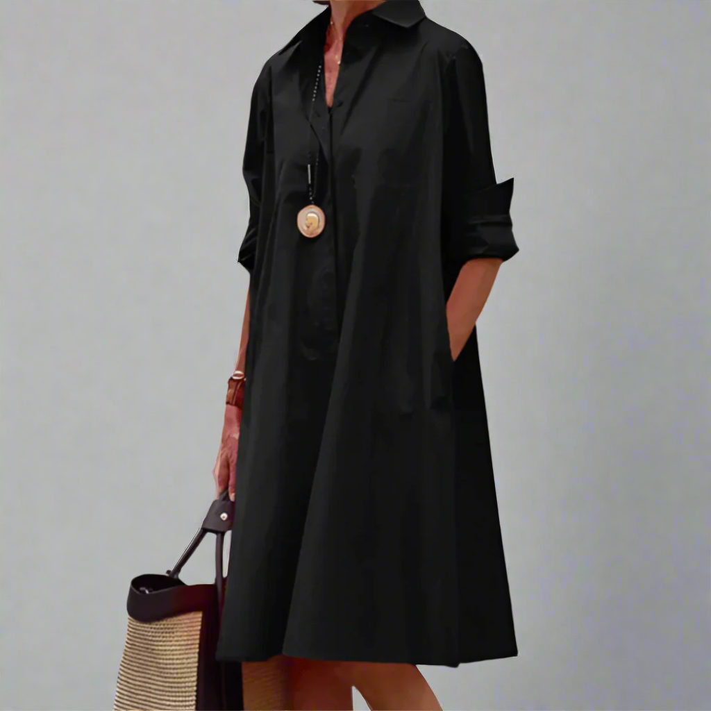 SANDRINE | Casual and Elegant Polo Dress