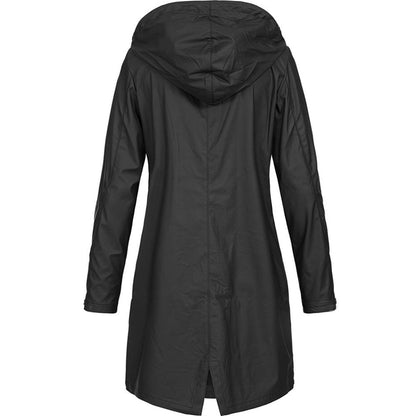 ROSAMUNDE | Women's Long Waterproof Raincoat