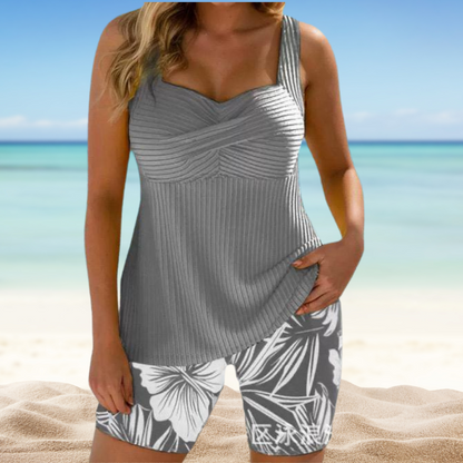 JANE | Printed Crossover Tankini