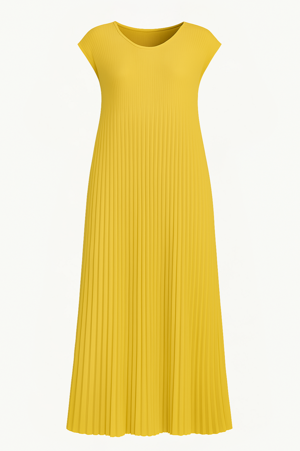 JADE | Pleated Dress – Flattering Stomach Cut