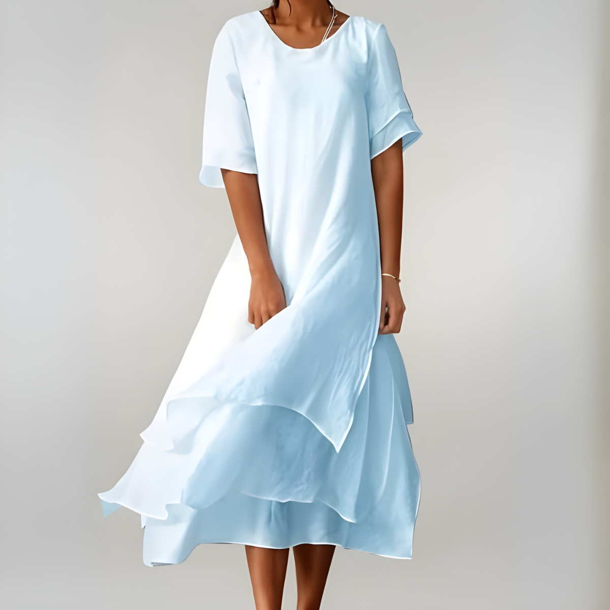 AGNES | Lightweight and Elegant Long Cotton Dress
