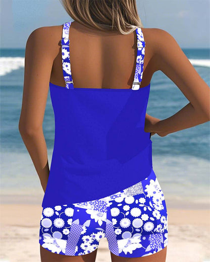 LYSE | Two-Piece Swimsuit with Floral Beach Style