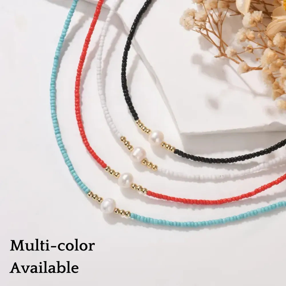 For Granddaughter - I am so proud of you freshwater pearl necklace