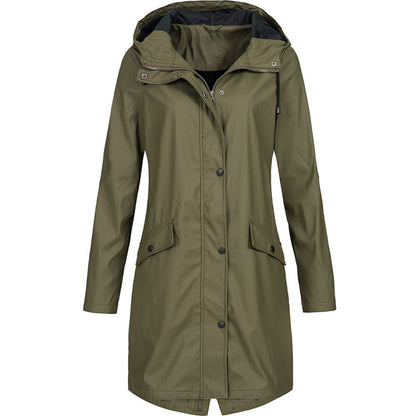 ROSAMUNDE | Women's Long Waterproof Raincoat
