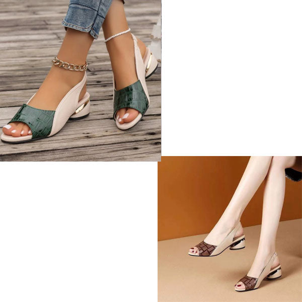Stylish, Comfortable Women’s Chunky Heel Sandals