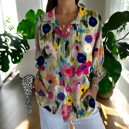 Irene | Stylish Floral Blouse