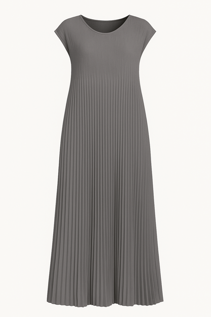 JADE | Pleated Dress – Flattering Stomach Cut