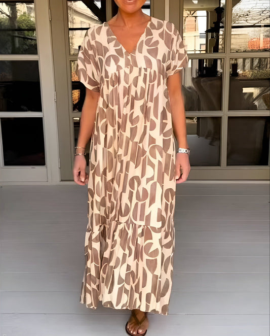 COLLETE | Fluid V-Neck Dress