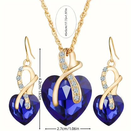Lunareth Sylviora Gold Jewelry Set