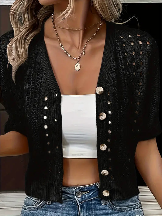 KRISTA | Cardigan with Button Front