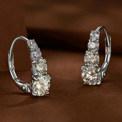 Carol Four Stone Earrings