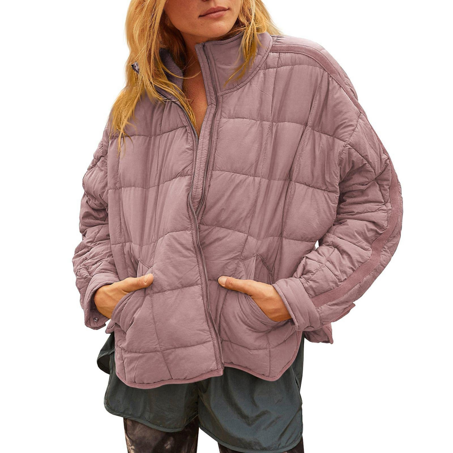 APRIL – Lightweight Zip Puffer Jacket
