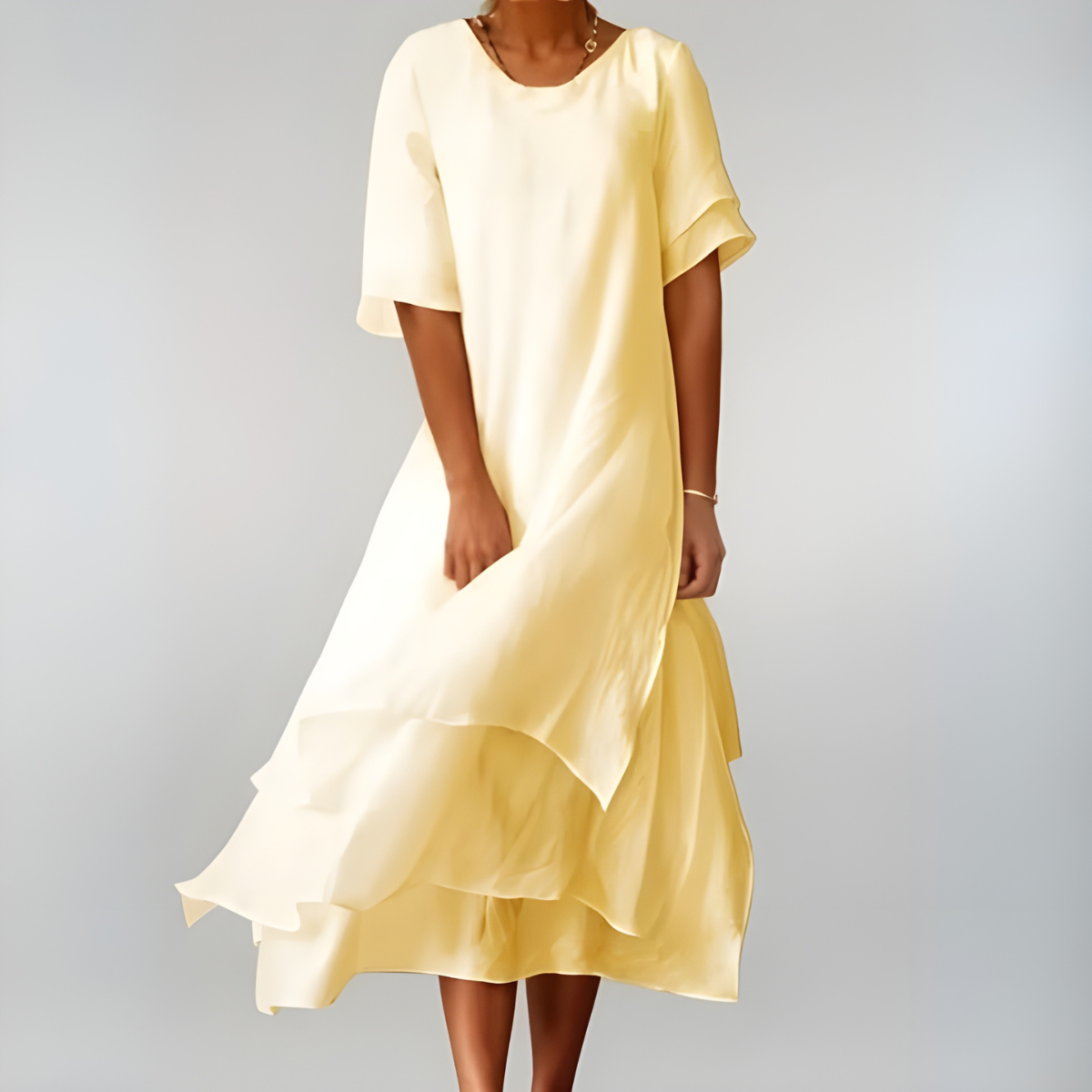 AGNES | Lightweight and Elegant Long Cotton Dress