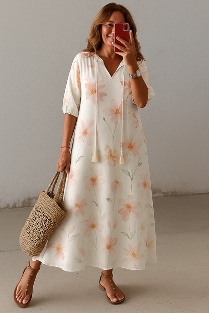 ALICE | Robe Bohème – Coupe Ventre Flatteuse