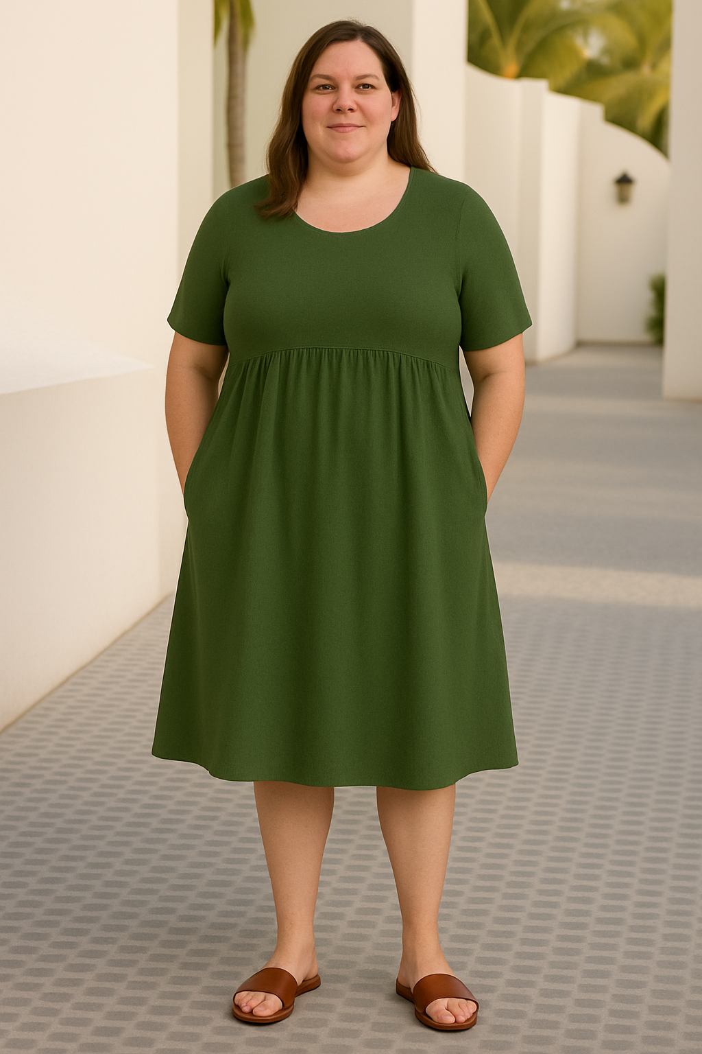 VICTOIRE | Loose Casual Dress – Stomach-Flattering Cut