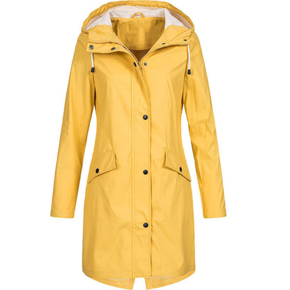 ROSAMUNDE | Women's Long Waterproof Raincoat