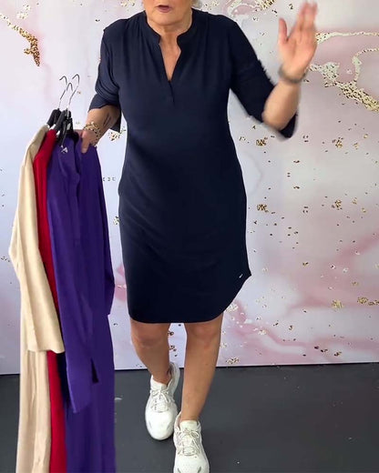 HANNE | Elegant V-Neck Dress