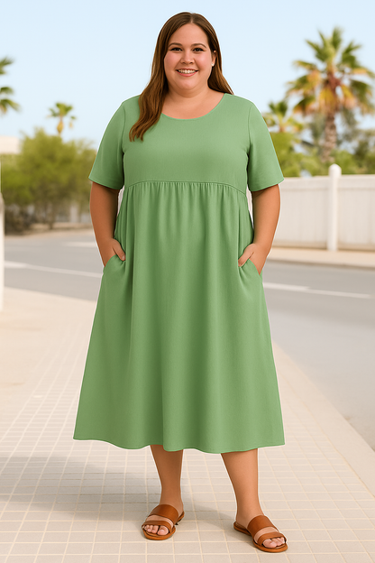 VICTOIRE | Loose Casual Dress – Stomach-Flattering Cut