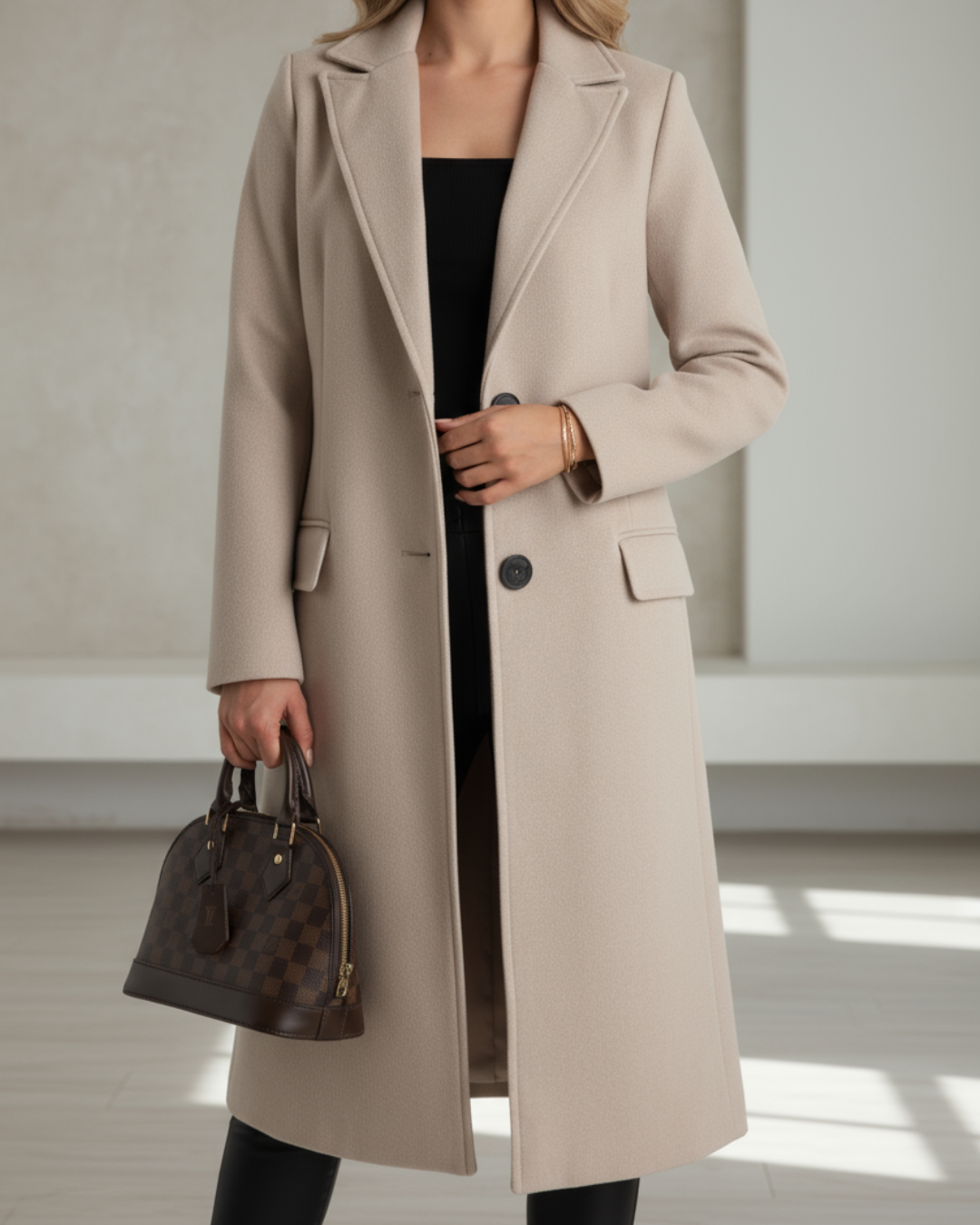 Taylor | Sophisticated Long Wool Coat