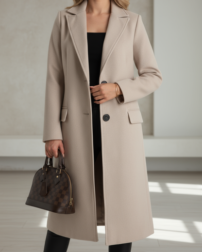 Taylor | Sophisticated Long Wool Coat