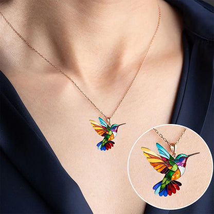 All Cancer Awareness Hummingbird Glow Necklace | 1+1 Free Today