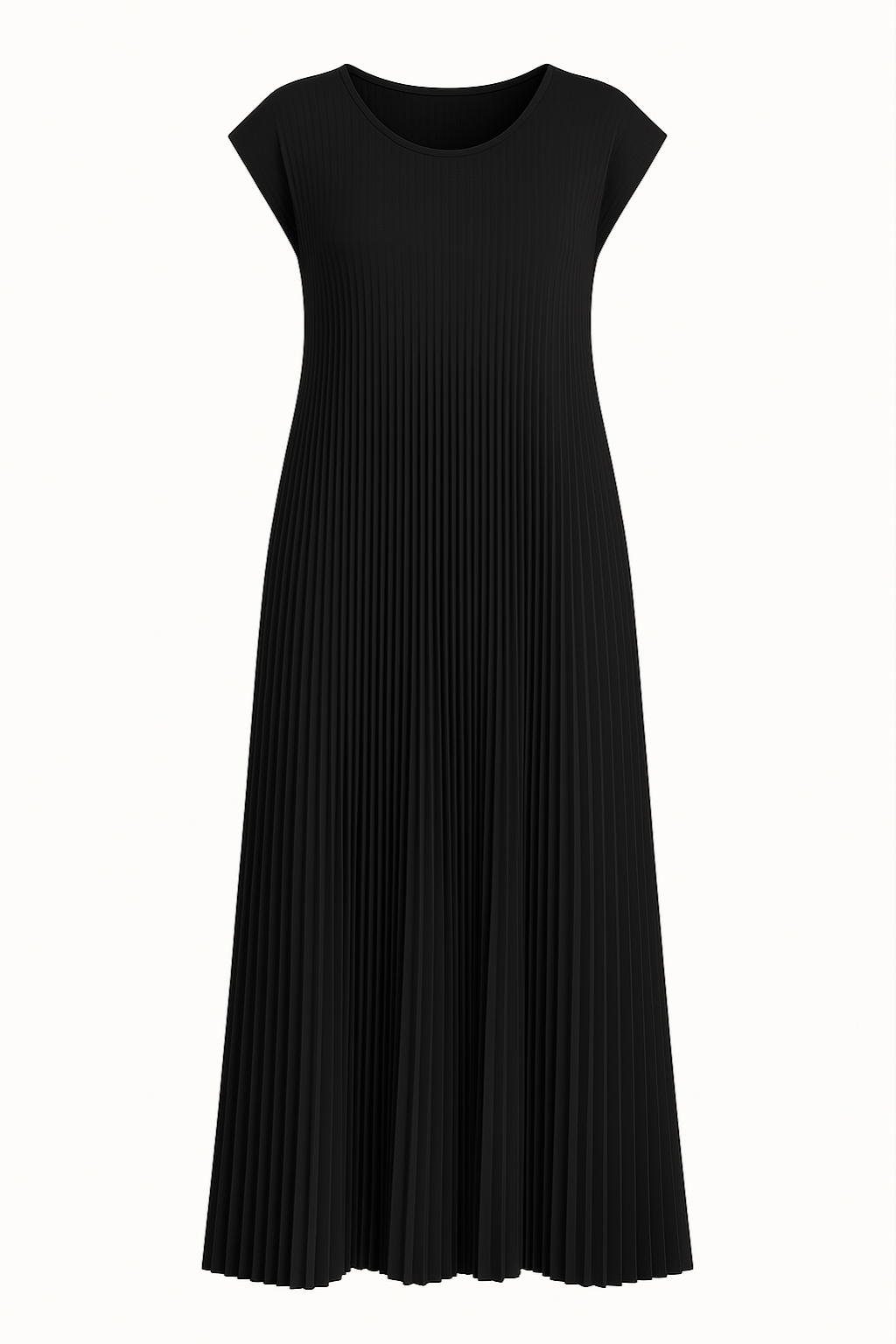 JADE | Pleated Dress – Flattering Stomach Cut