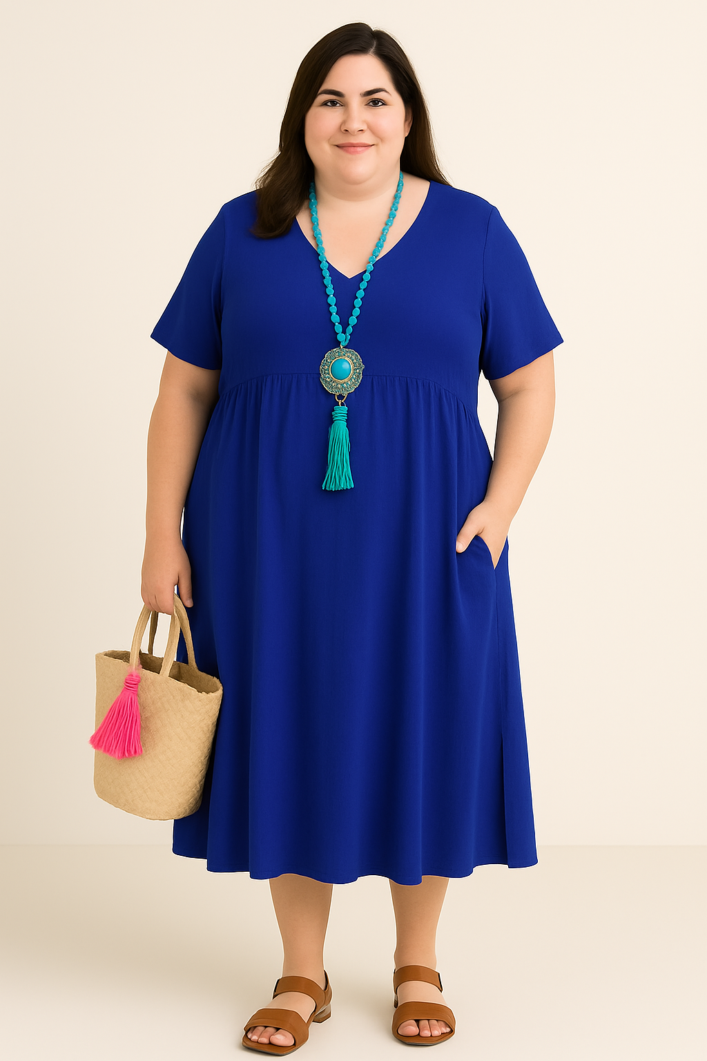 CAROLINE | Stomach-Flattering Dress