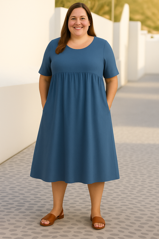 VICTOIRE | Loose Casual Dress – Stomach-Flattering Cut