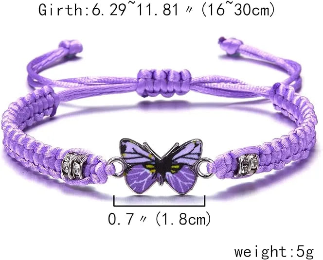 For Memorial - They Fly With Us Every Day Butterfly Bracelet