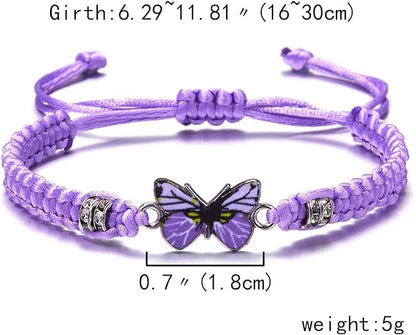 For Memorial - They Fly With Us Every Day Butterfly Bracelet