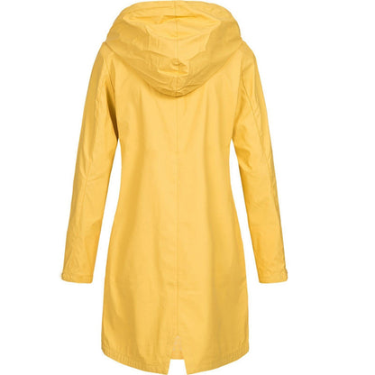 ROSAMUNDE | Women's Long Waterproof Raincoat
