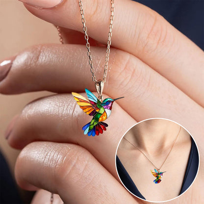 All Cancer Awareness Hummingbird Glow Necklace | 1+1 Free Today