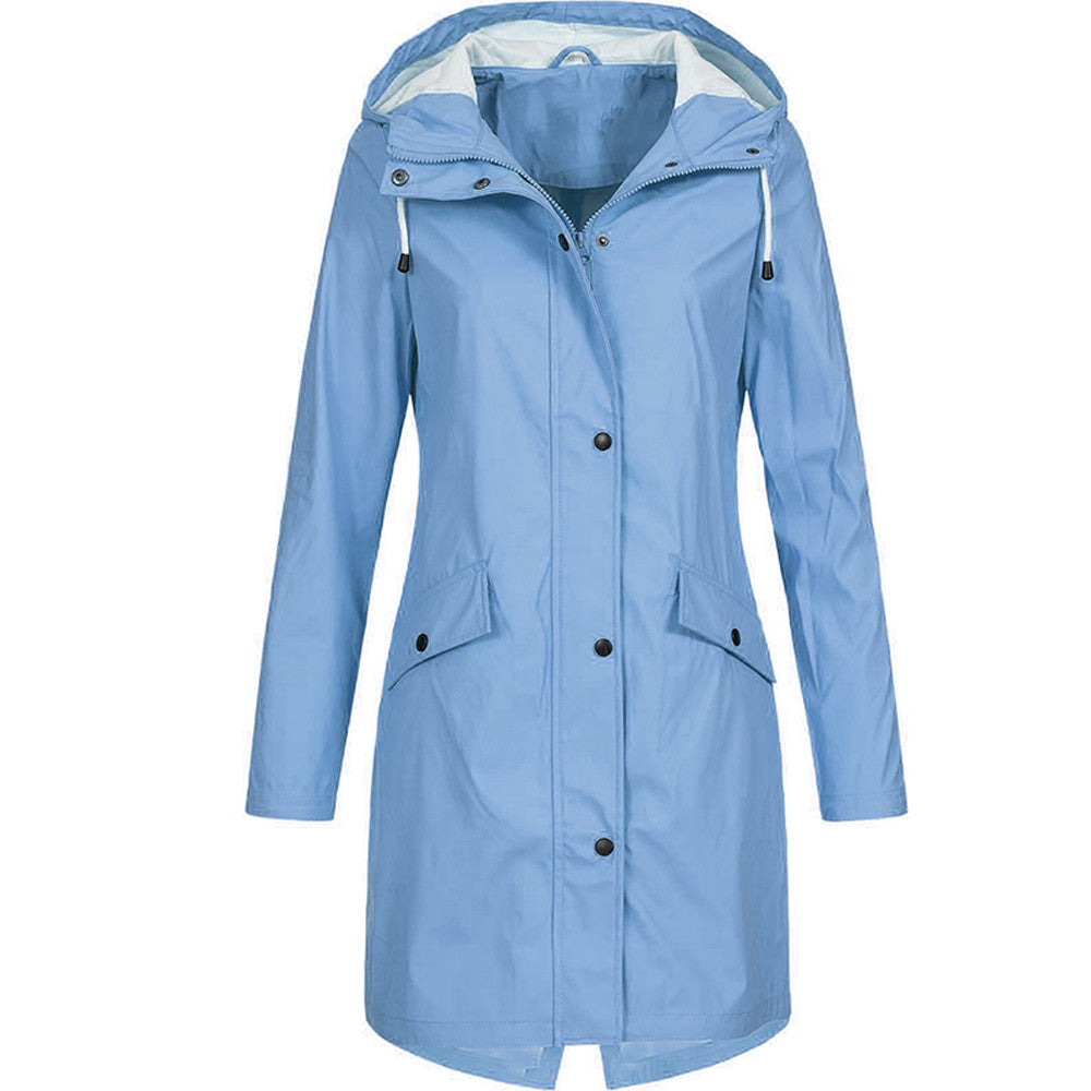 ROSAMUNDE | Women's Long Waterproof Raincoat