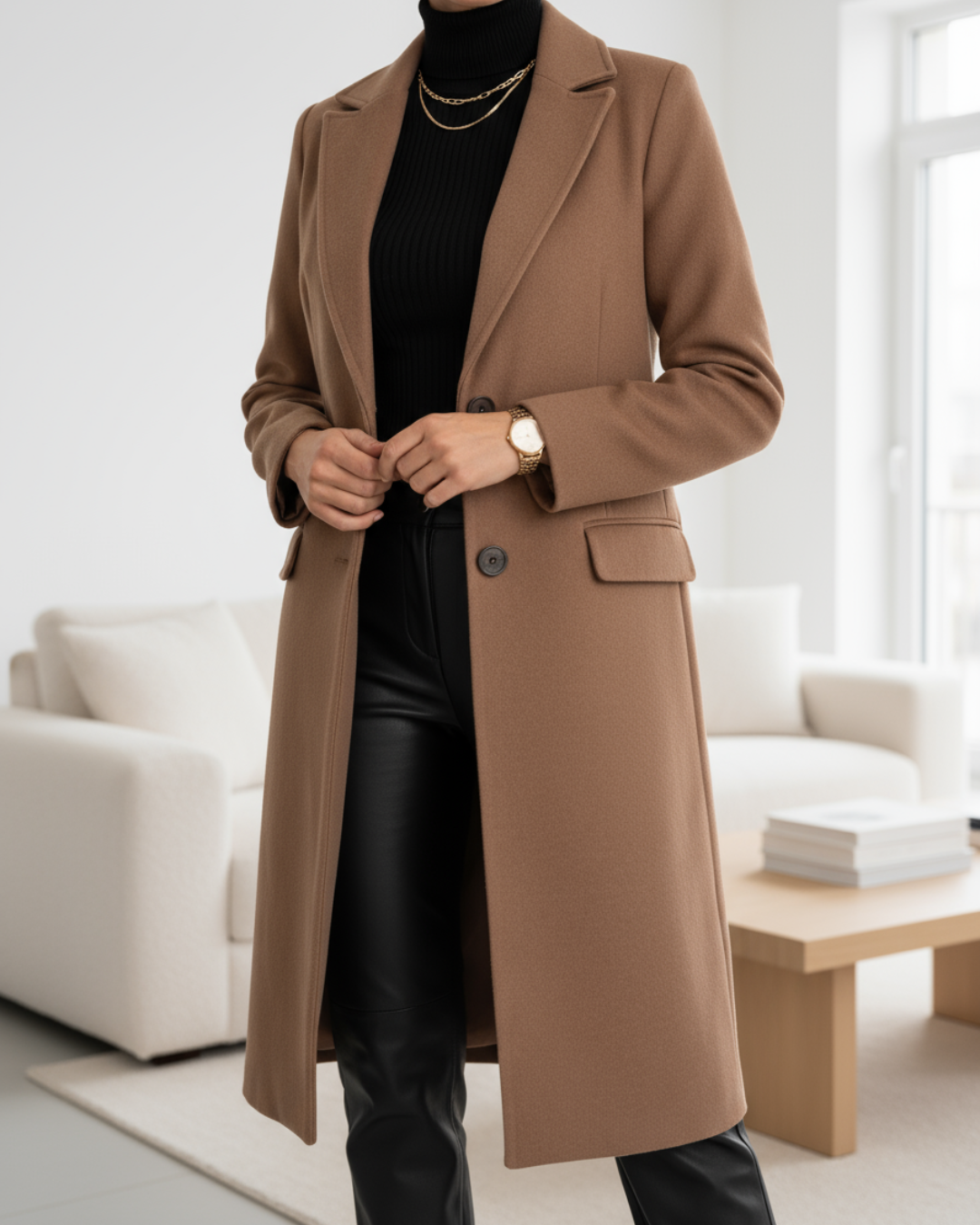 Taylor | Sophisticated Long Wool Coat