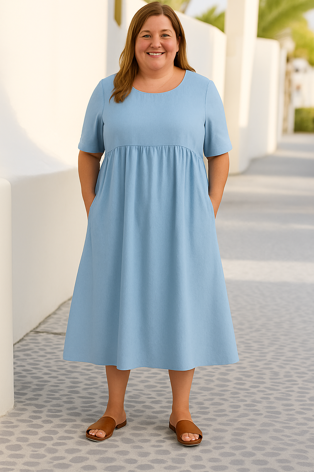 VICTOIRE | Loose Casual Dress – Stomach-Flattering Cut