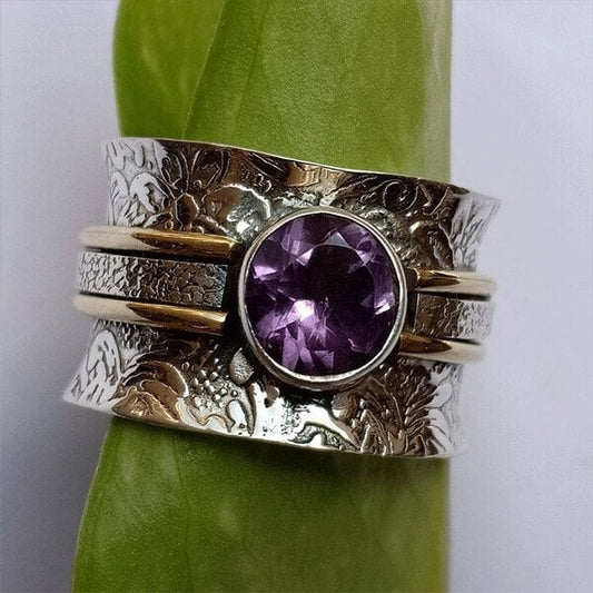 Bohemian Crystal Healing Meditation Ring