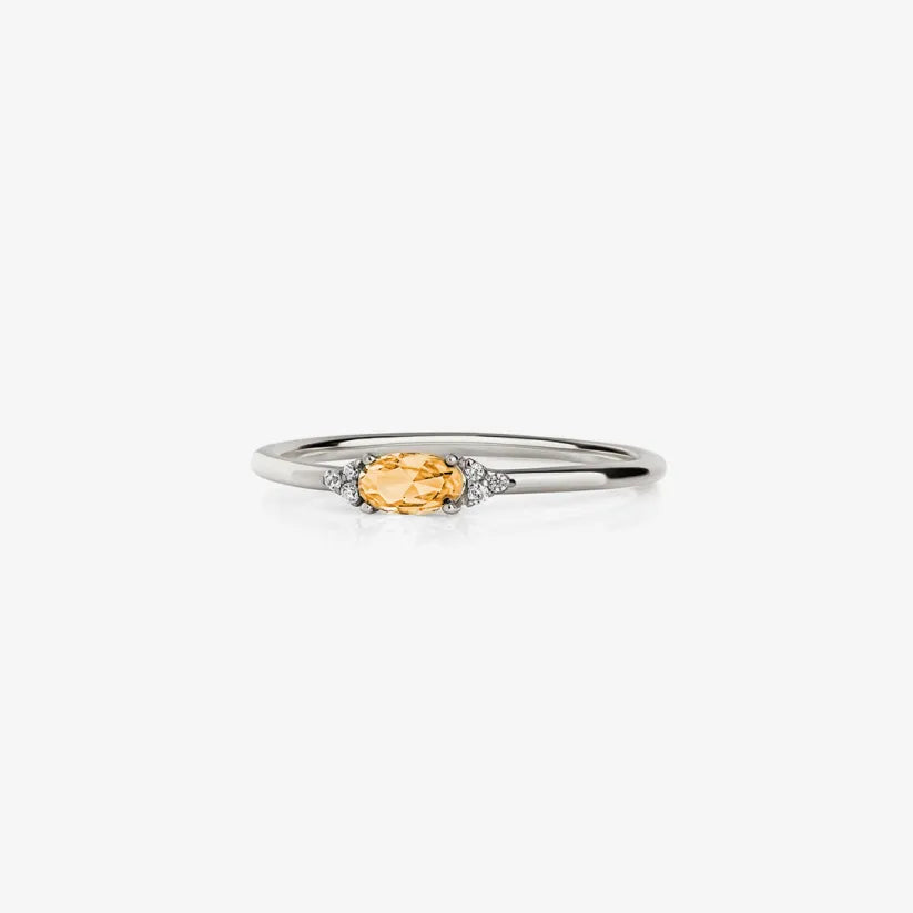 Kidney Cancer Awareness-Minimal Oval Cut Ring
