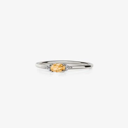 Kidney Cancer Awareness-Minimal Oval Cut Ring