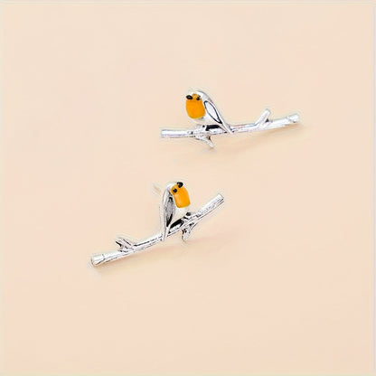 Cartoon Animal Bird Earrings