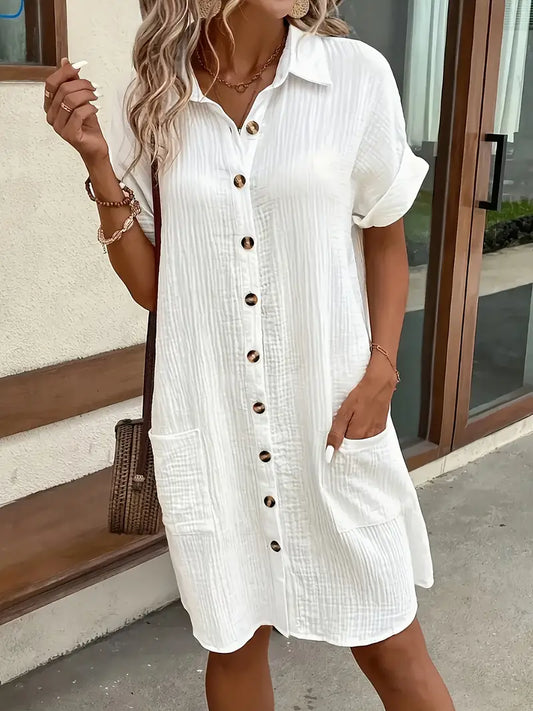 SOPHIE | Button-Up Shirt Dress