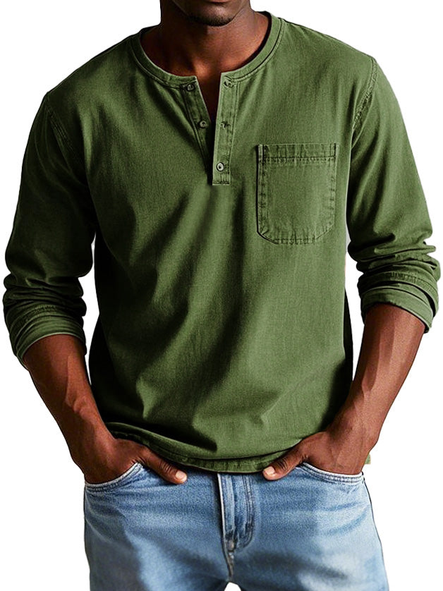 Theodore | Classic Vintage Long-Sleeve Shirt