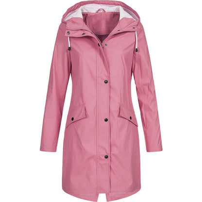 ROSAMUNDE | Women's Long Waterproof Raincoat