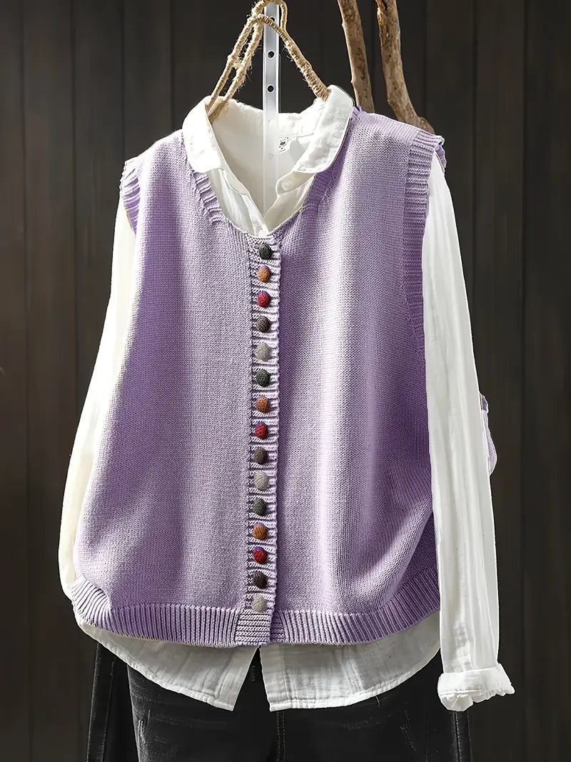 SOFIA | Sleeveless Knitted Vest