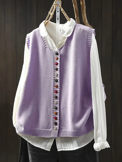SOFIA | Sleeveless Knitted Vest